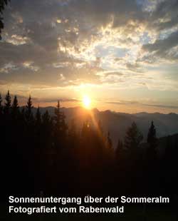 Sonnenuntergang ©Alfred Strahlhofer